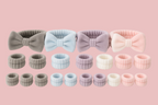 L´aura Face Wash Wristbands & Headband Set
